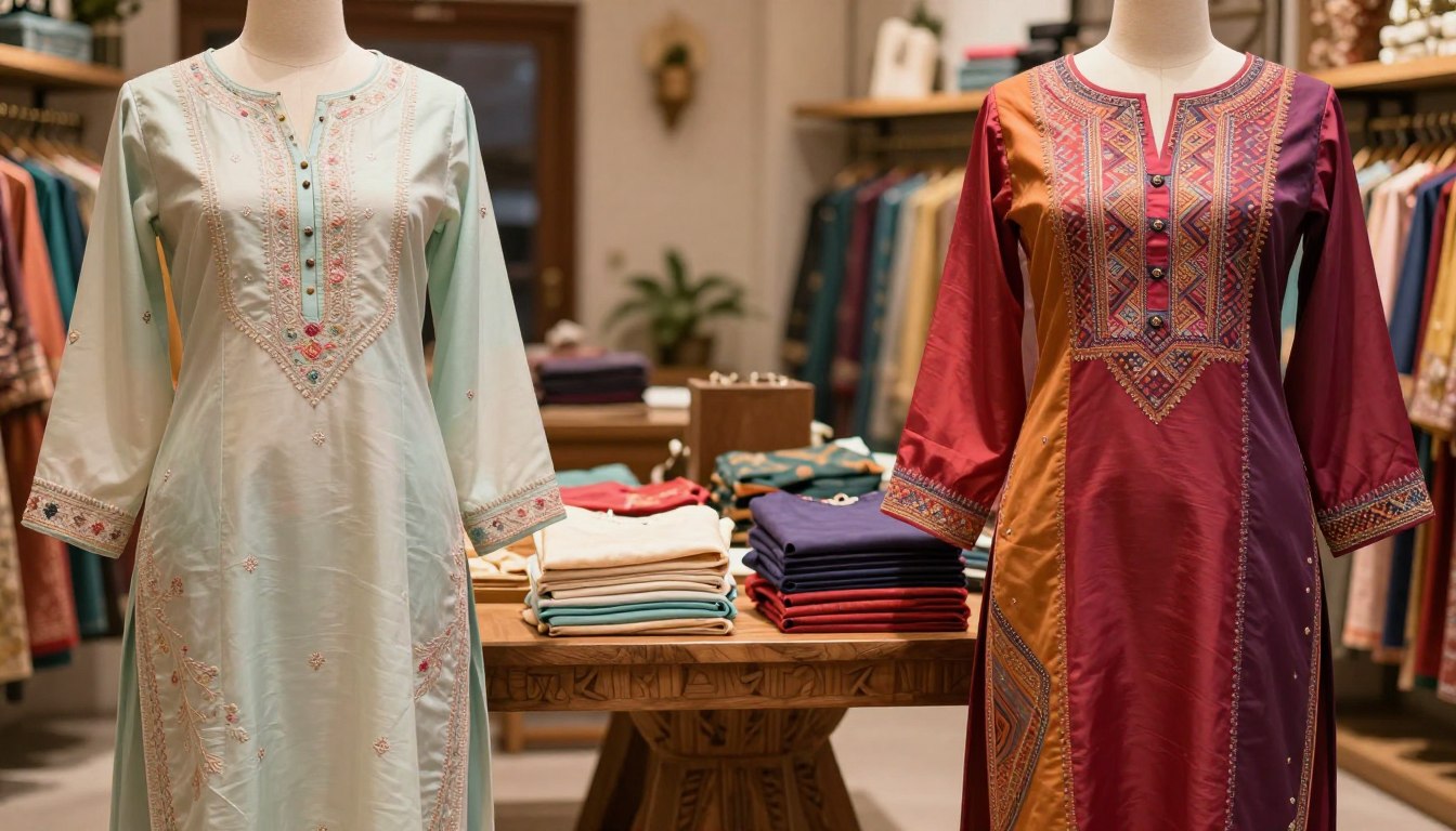cotton kurti vs synthetic kurti