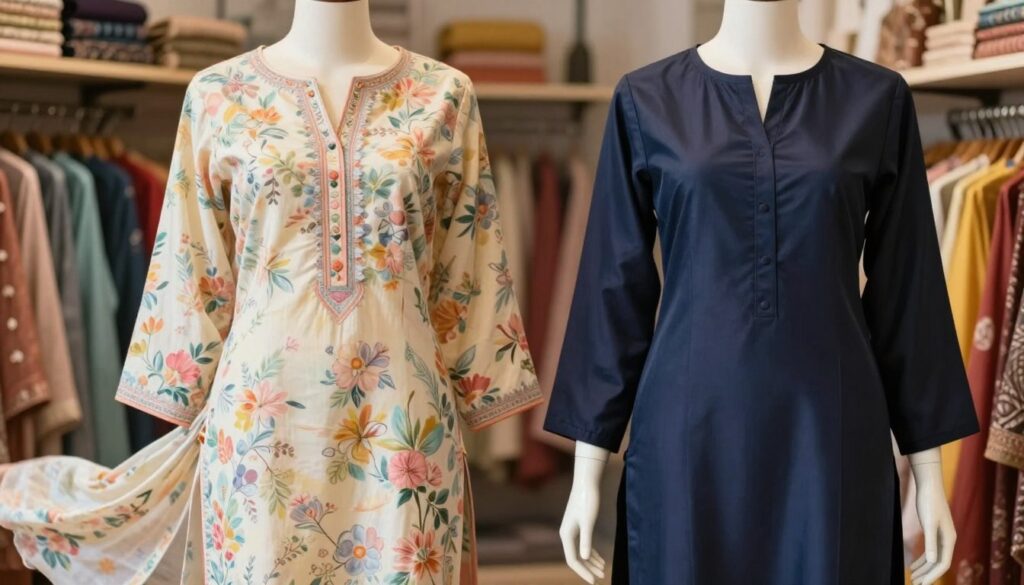 cotton vs synthetic kurti cotton vs synthetic kurti